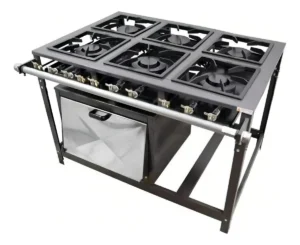 Fogão Industrial De Piso 6 Bocas C/ Forno Cristal Aço 30x30 É Bom VEJA AQUI Se Compensa Comprar
