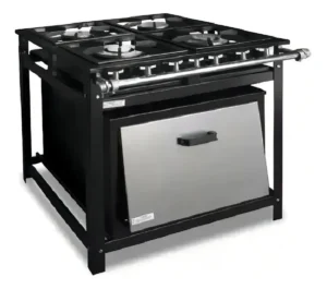 Fogão Industrial De Piso 4 Bocas C/ Forno 30x30 Cristal Aço Cor Preto Tipo de conexão Multigás BAIXA PRESSÃO É Bom VEJA AQUI Se Compensa Comprar