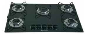 Fogão Cooktop Gás 5 Bocas Ultra Chama 127v/220v Preto É Bom VEJA AQUI Se Compensa Comprar