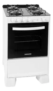 Fogão 4 Bocas Suggar Vidro Temperado Cookglass Branco É Bom VEJA AQUI Se Compensa Comprar