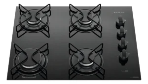 Cooktop 4 Bocas Atlas Agile Up Mesa Vidro Mega Chama Bivolt Preto É Bom VEJA AQUI Se Compensa Comprar