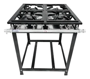 Fogão Industrial 4 Bocas Mista 2 Duplas E 2 Simples Baixa Pressão A Gás Profissional Reforçado Cozinha Gourmet É Bom VEJA AQUI Se Compensa Comprar