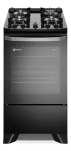 Fogão 4 Bocas Electrolux Preto Efficient Mesa de Vidro PerfectCook e Tripla Chama (FE4GP) É Bom VEJA AQUI Se Compensa Comprar