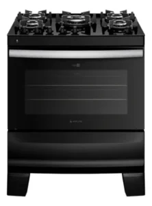 Fogão 5 Bocas Atlas Agile Up Glass Mesa Vidro Preto É Bom VEJA AQUI Se Compensa Comprar