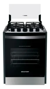 Fogão De Embutir Brastemp 4 Bocas Chama Dupla Byo4ebr Cor Inox Bivolt É Boa VEJA AQUI Se Compensa Comprar