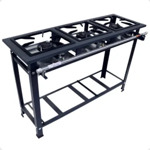 Fogão Industrial 3 Bocas Alta Pressao 30x30 Cor Cinza-escuro Tipo de Conexão Gás Engarrafado Botijão Gás Cozinha Tradicional É Bom VEJA AQUI Se Compensa Comprar