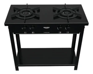 Fogao Industrial Com 2 Bocas Dupla Chama Couraçado Dako Cor Preto Tipo de conexão Gás engarrafado de Baixa Pressão É Bom VEJA AQUI Se Compensa Comprar