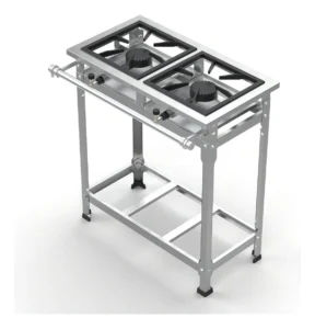 Fogão Industrial 2 Bocas 30x30 P5 Alta Pressão Em Aço Inox Cor Prateado 0000 Fast Gourmet É Bom VEJA AQUI Se Compensa Comprar