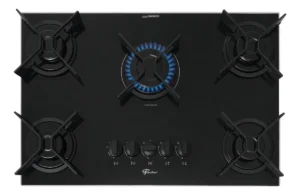 Cooktop Fit Line Fischer 5 Bocas Trempe Iron Vidro Preto 36325-102672 É Bom VEJA AQUI Se Compensa Comprar