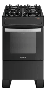 Fogão 4 Bocas Atlas Atenas Glass Mesa de Vidro e Gás engarrafado com Forno de 50 Litros Preto É Bom VEJA AQUI Se Compensa Comprar