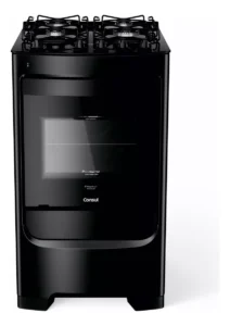 Fogão Consul Cfo4vbe Gas/Eléctrica 4 Bocas com Mesa de Vidro Cor Preto É Bom VEJA AQUI Se Compensa Comprar